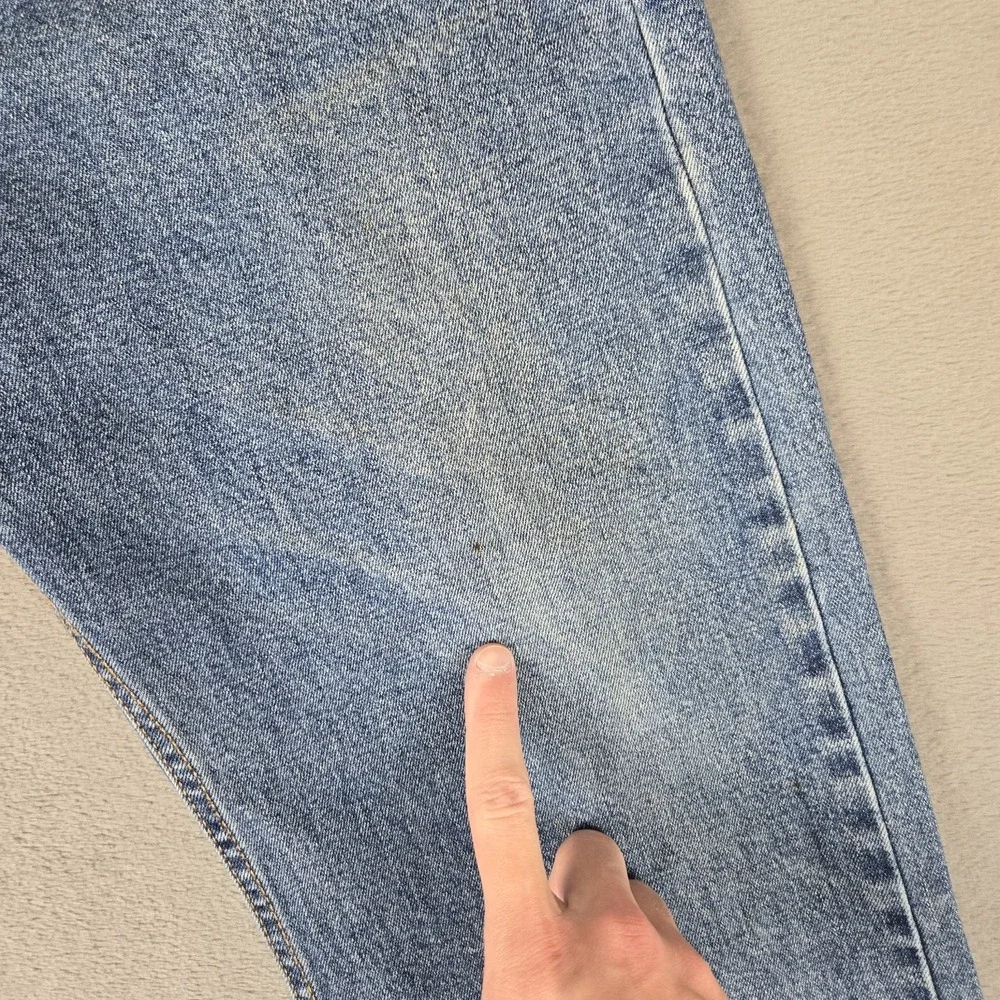 Levis 505 Jeans Mens 36x29 Blue Denim Straight Regular Cotton Stretch Pant *READ